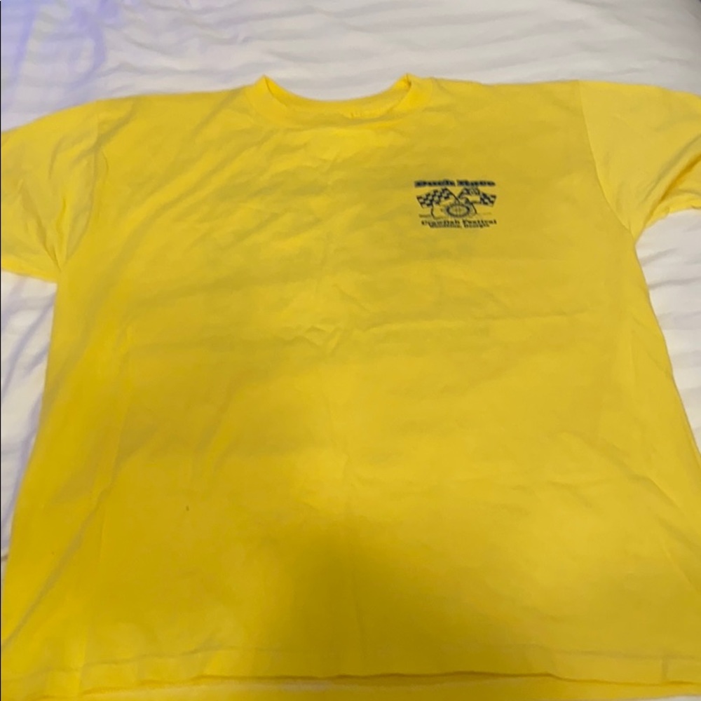 Fun and quirky yellow t-shirt